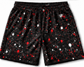 Prosper Red Graffiti Shorts