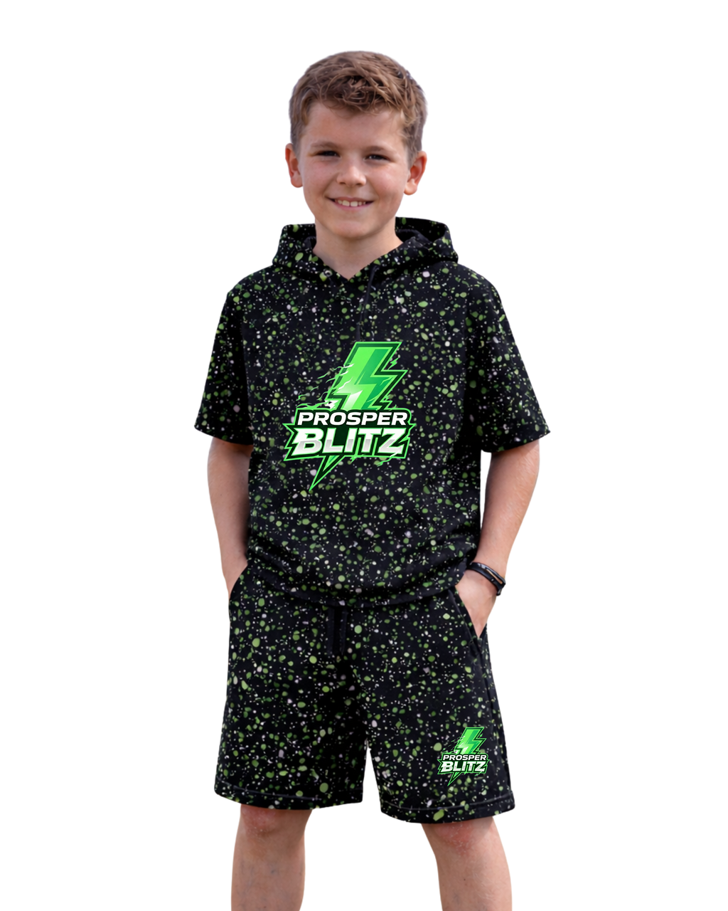 Prosper BLITZ Spring Splatter Shorts