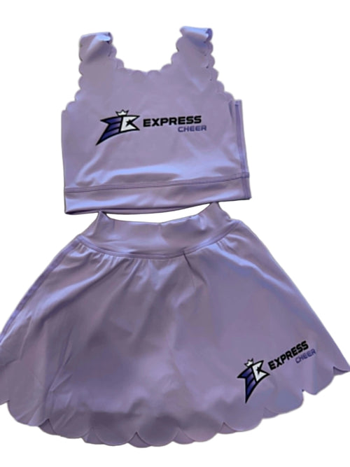 Active Two Piece Set - Solid Scallop