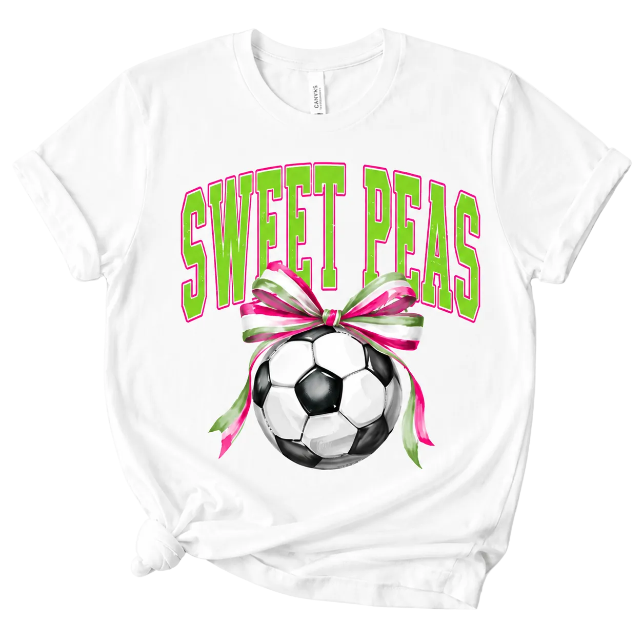 Sweet Peas Tshirt with Bow