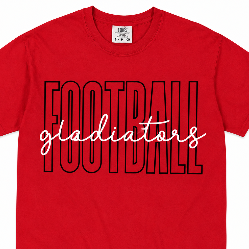 Gladiators Football Cursive