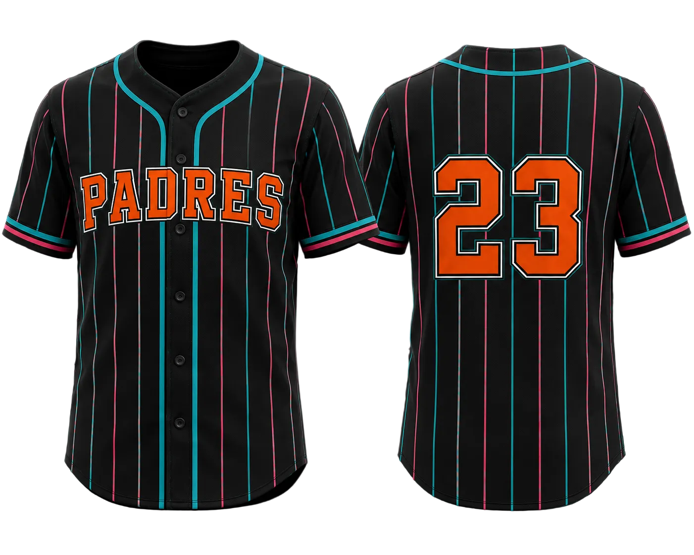 Padres Stripe Baseball Fan Jersey