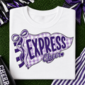 Express Cheer Gingham Flag