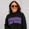 Express Cheer Mock Neck Sweatshirt