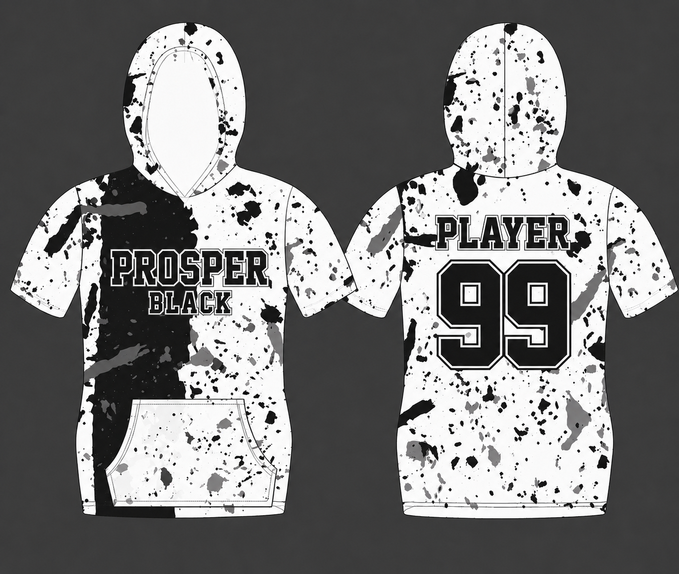 Prosper Black Splatter