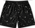 Prosper White Graffiti Shorts