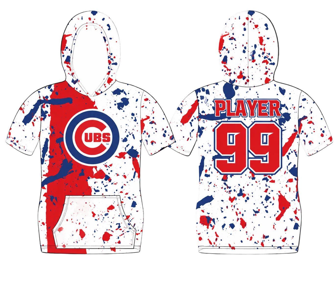 Cubs Splatter