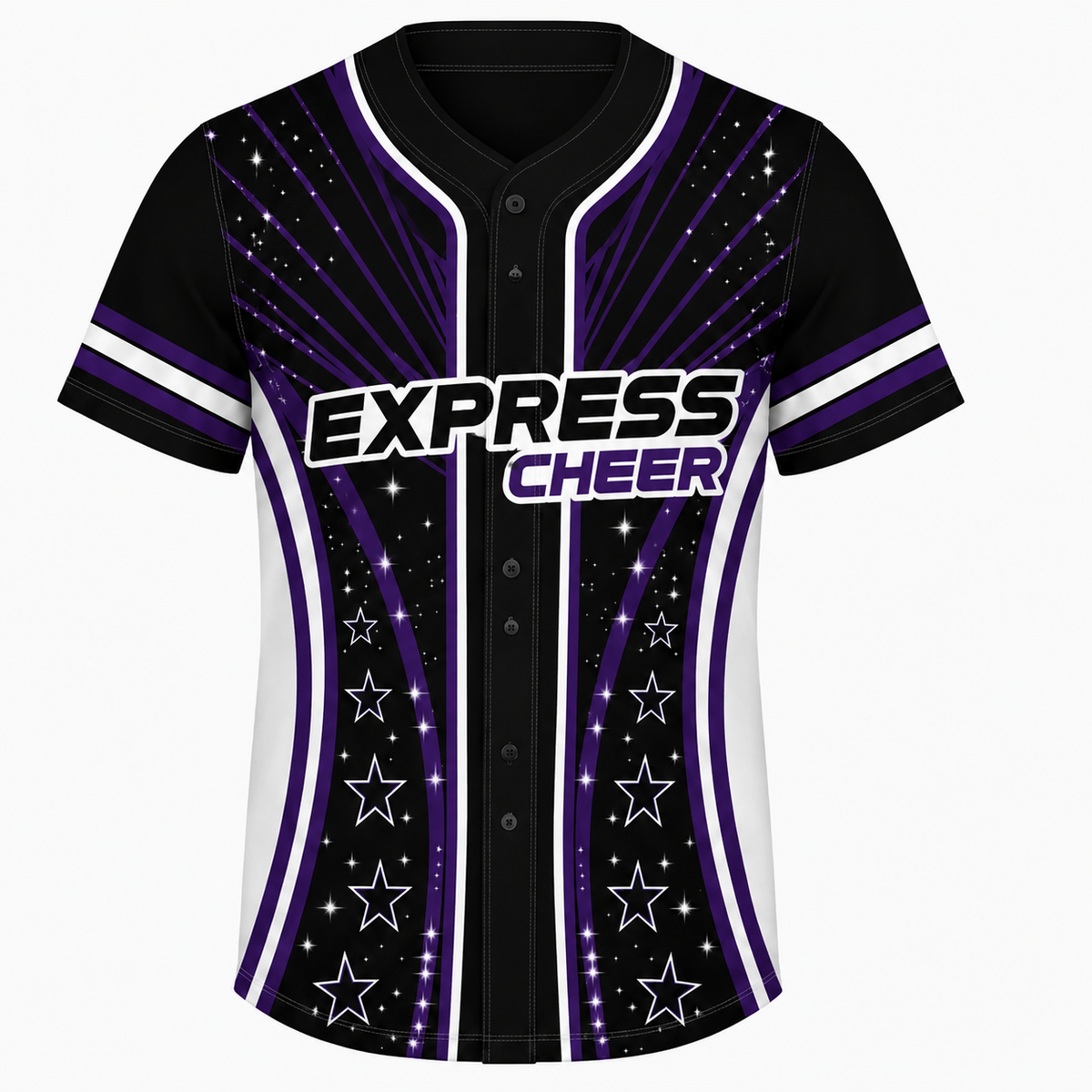 Express Cheer Baseball Jersey