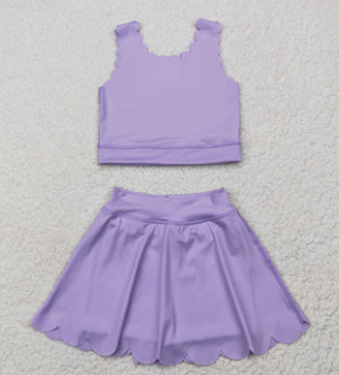 Active Two Piece Set - Solid Scallop