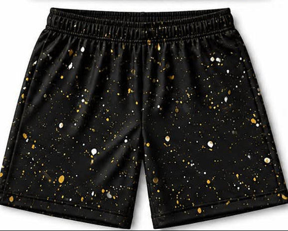 Prosper Gold Graffiti Shorts
